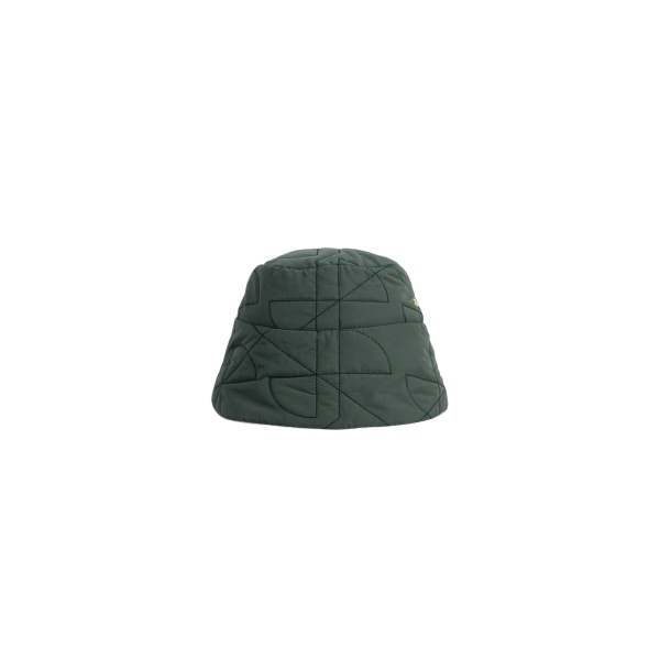 Patou Patou bucket hat in Bottle Green recycled quilted nylon