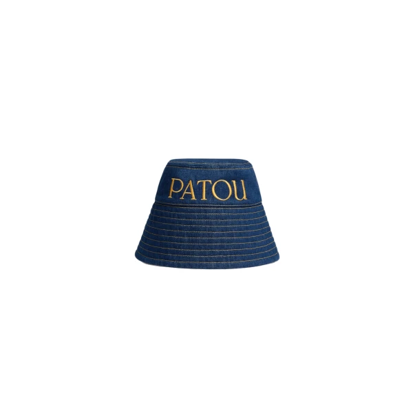 Patou bucket hat in Rodeo Blue organic cotton denim