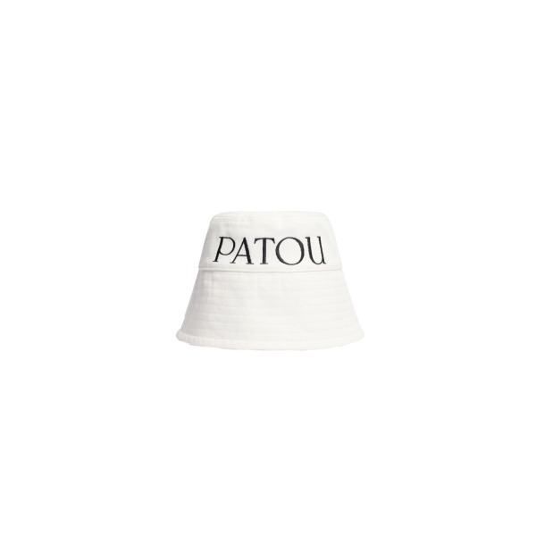 Patou Patou bucket hat in White cotton