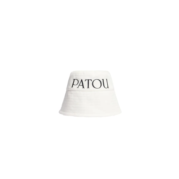 Patou Patou bucket hat in White cotton