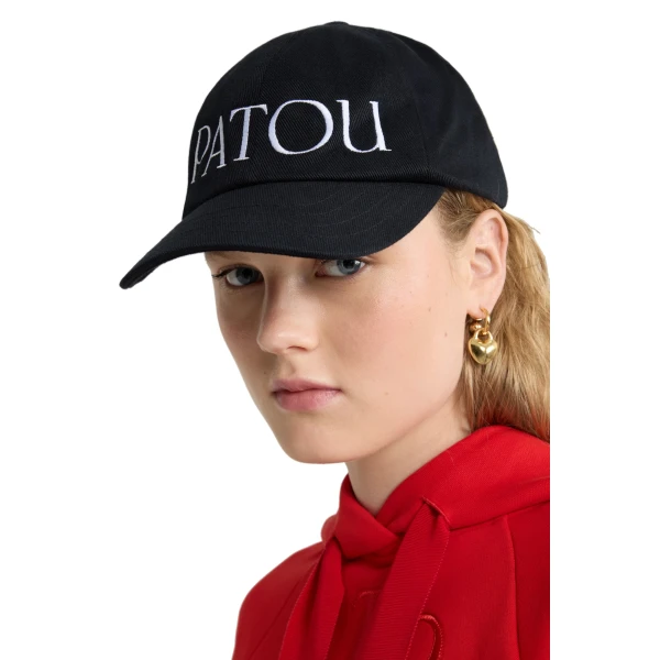 Patou cap in Black cotton - Image 2