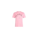Patou Patou logo and JP monogram t-shirt in Pink Pearl organic cotton