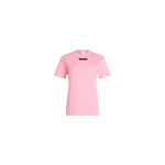 Patou Patou logo label t-shirt in Pink Pearl organic cotton