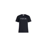 Patou Patou logo t-shirt in Black organic cotton