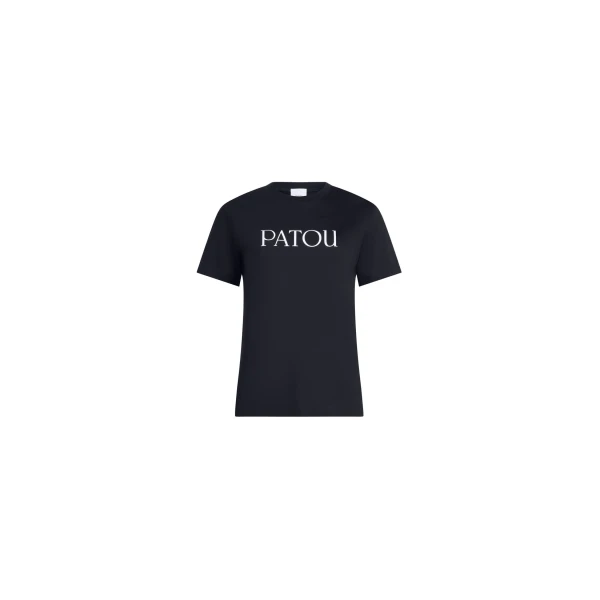 Patou Patou logo t-shirt in Black organic cotton