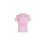 Patou Patou logo t-shirt in Primrose Pink organic cotton