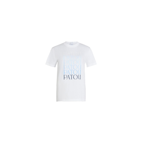 Patou Patou logo t-shirt in White organic cotton