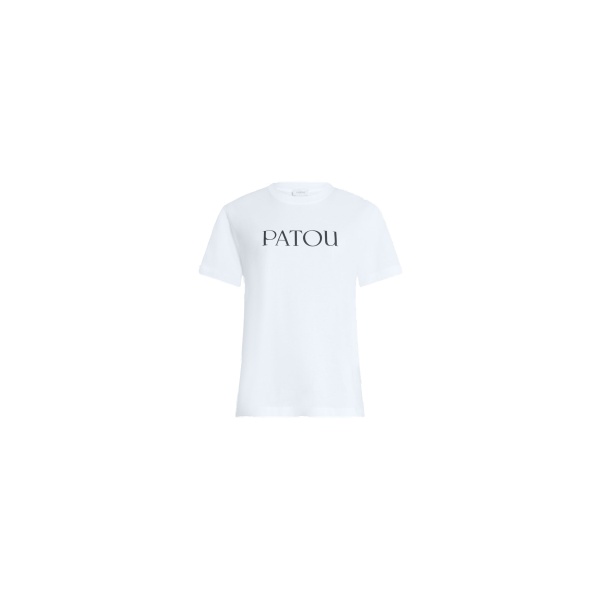 Patou Patou logo t-shirt in White organic cotton