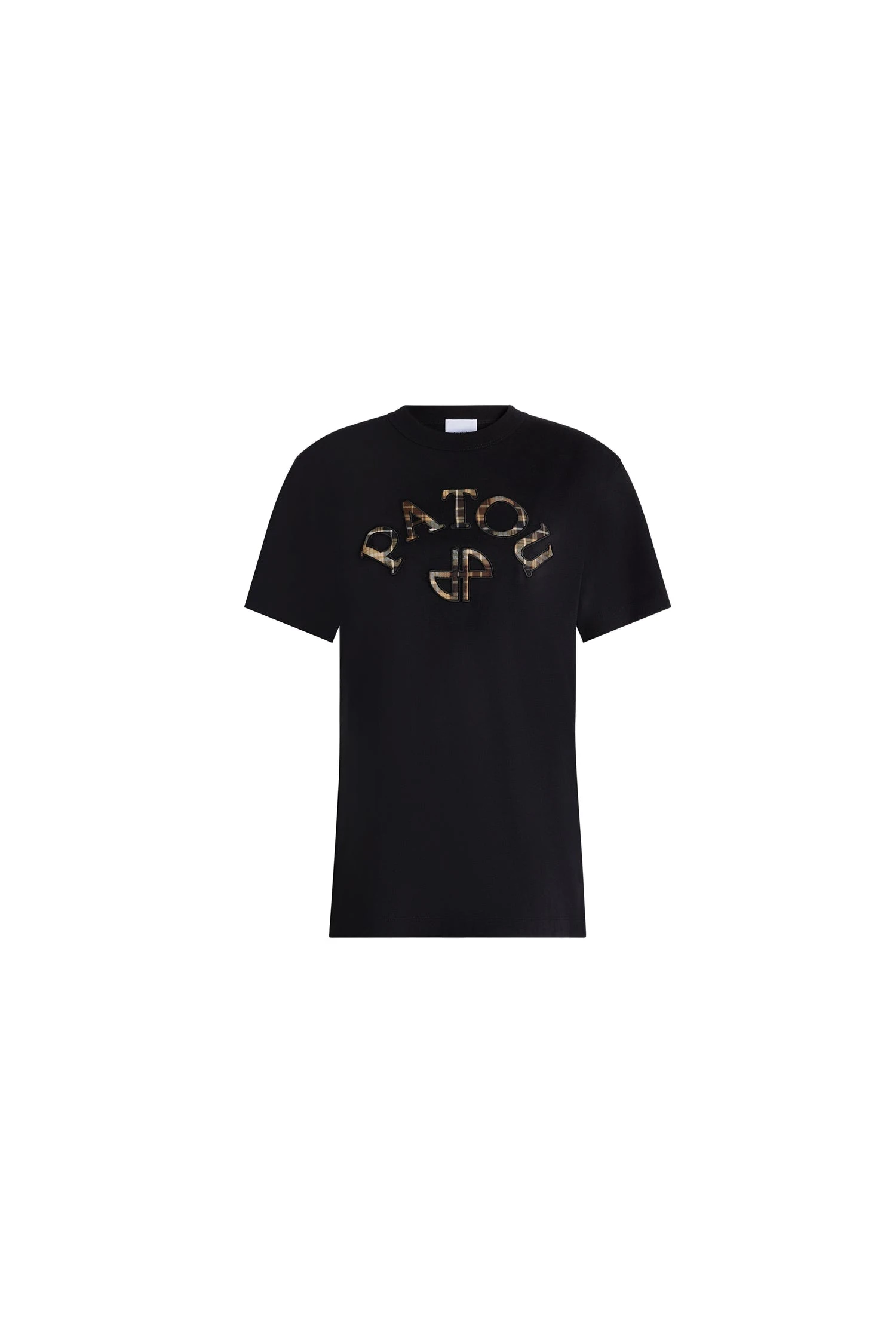 Patou organic cotton T-shirt | Buy Designer Tops at Coveti Patou Patou organic cotton T-shirt in Black