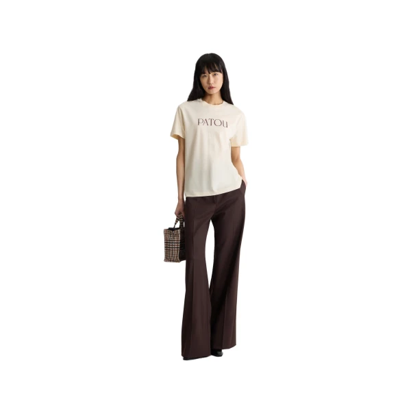 Patou t-shirt in Snowberry White organic cotton - Image 2