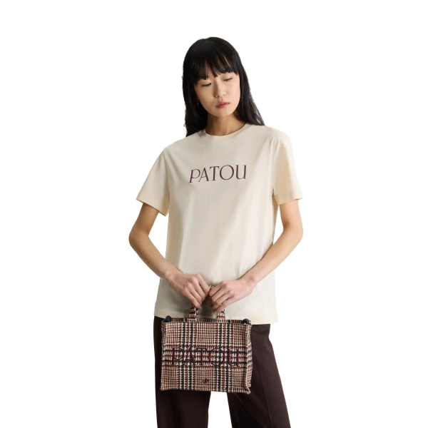 Patou t-shirt in Snowberry White organic cotton - Image 5