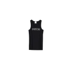 Patou Patou tank top in Black organic cotton