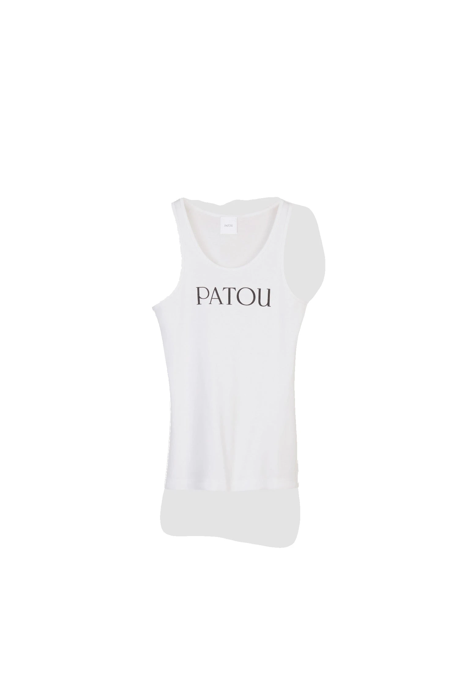 Patou Patou tank top in White organic cotton | Tops | Coveti Patou Patou tank top in White organic cotton