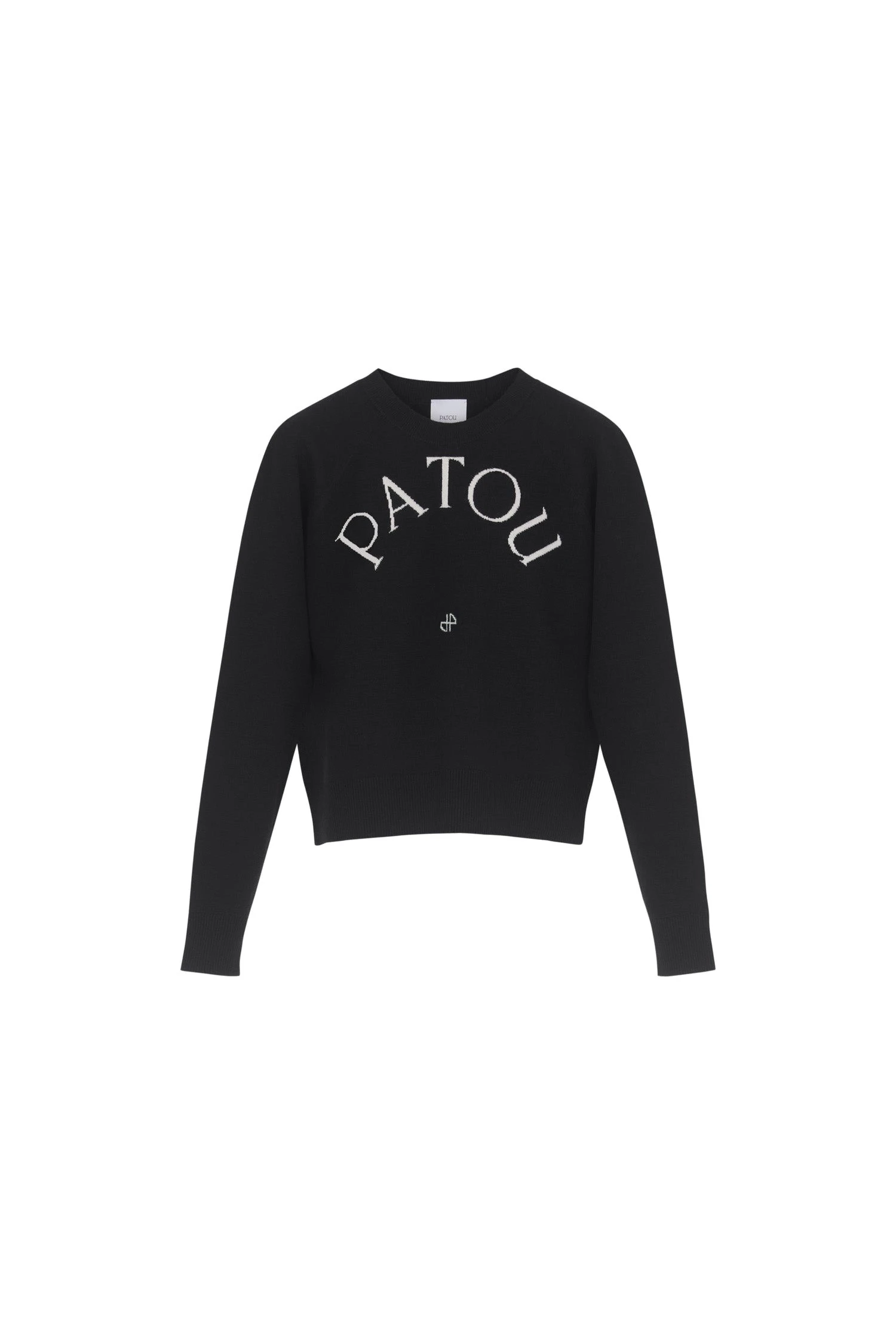 Patou Patou wool blend jumper in Black | Knitwear | Coveti Patou Patou wool blend jumper in Black