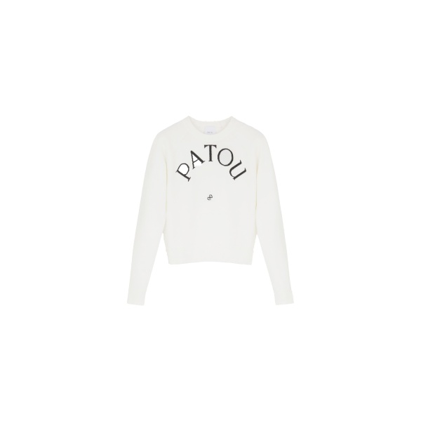 Patou Patou wool blend jumper in White