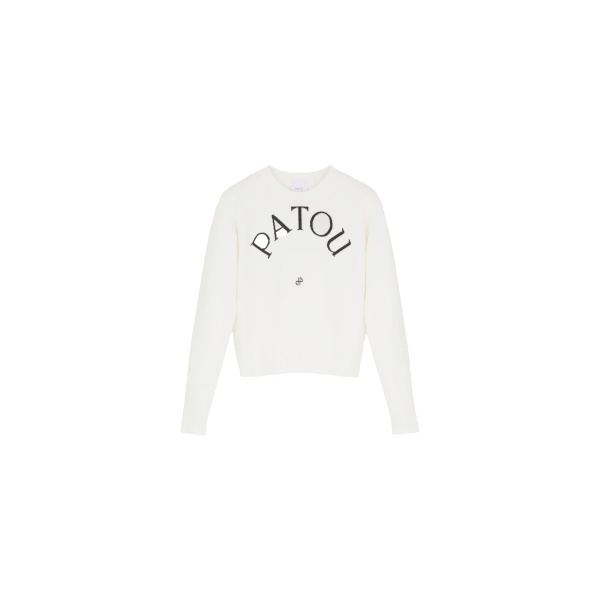 Patou Patou wool blend jumper in White