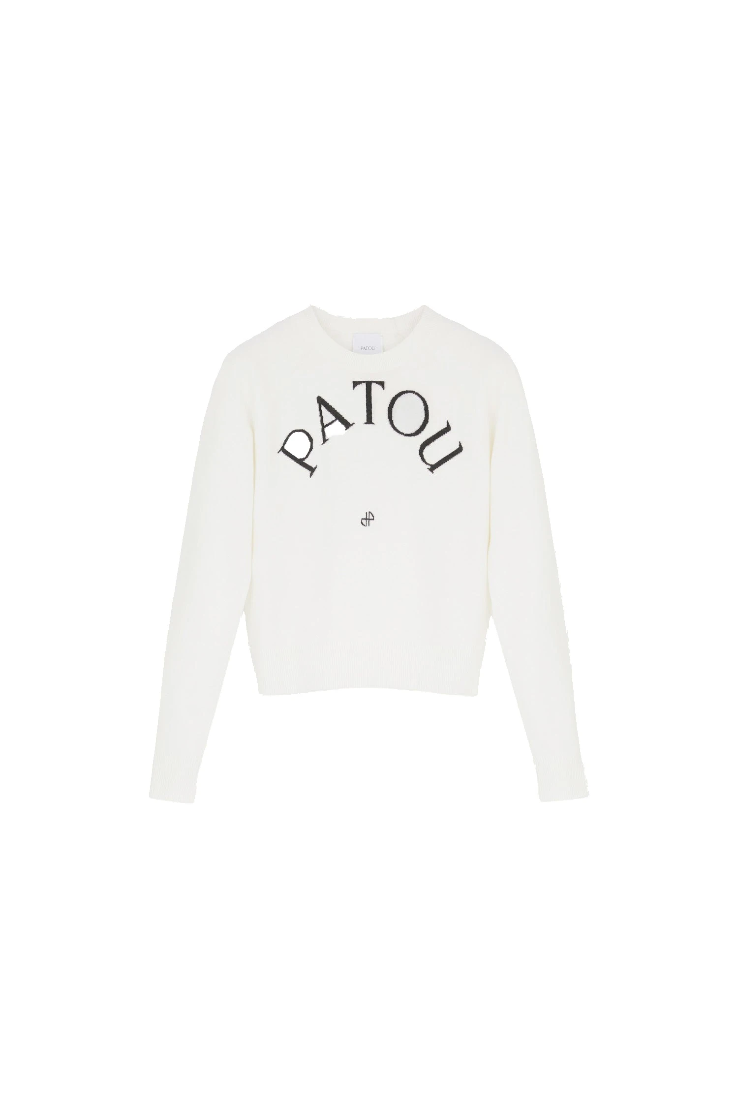 Patou wool blend jumper | Buy Designer Knitwear at Coveti Patou Patou wool blend jumper in White