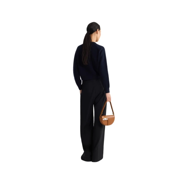 Patou x Moomin Snorkmaiden wool blend cardigan in Moomin Navy - Image 3
