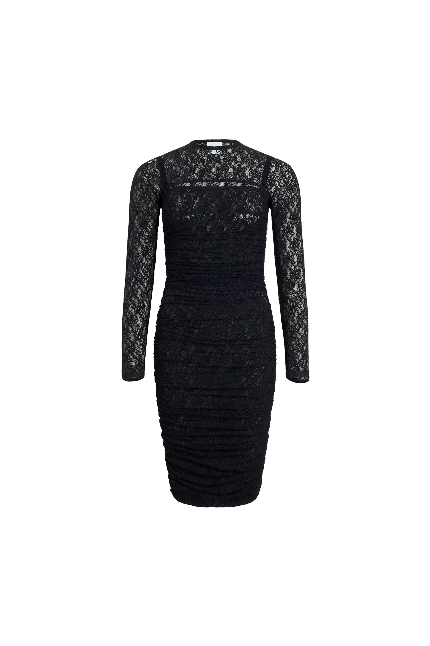 Patou Polyamide lace twinset mini dress with detachable top in Black | Dresses | Coveti Patou Polyamide lace twinset mini dress with detachable top in Black