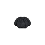 Patou Recycled faille bustier top in Black