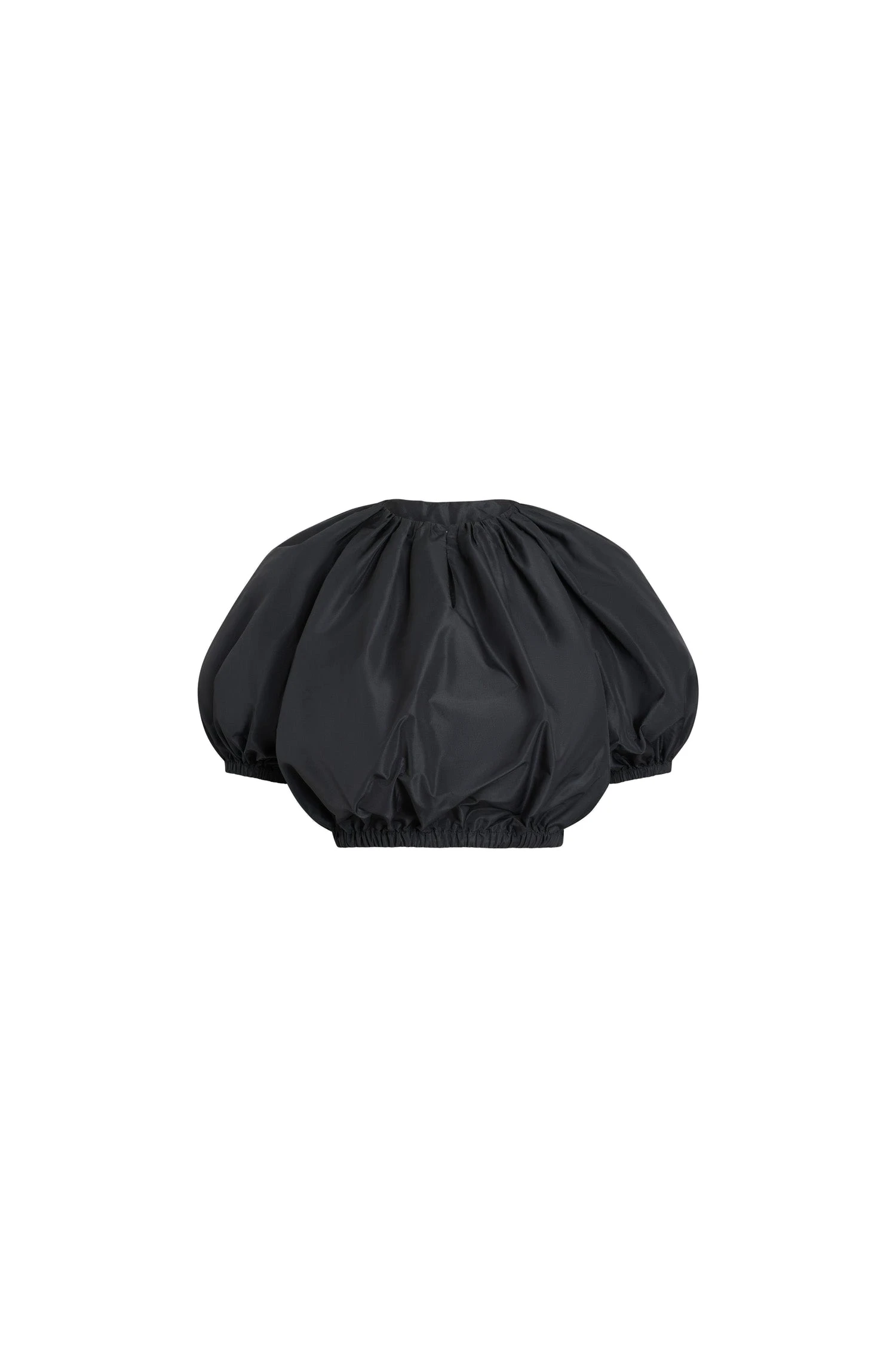 Patou Recycled faille bustier top in Black | Tops | Coveti Patou Recycled faille bustier top in Black