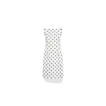 Patou Recycled faille midi sheath dress in Cloud Dancer