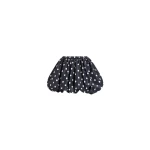Patou Recycled faille mini bloomer skirt in Meteorite Blue