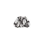 Patou Recycled faille mini bloomer skirt in Night Garden