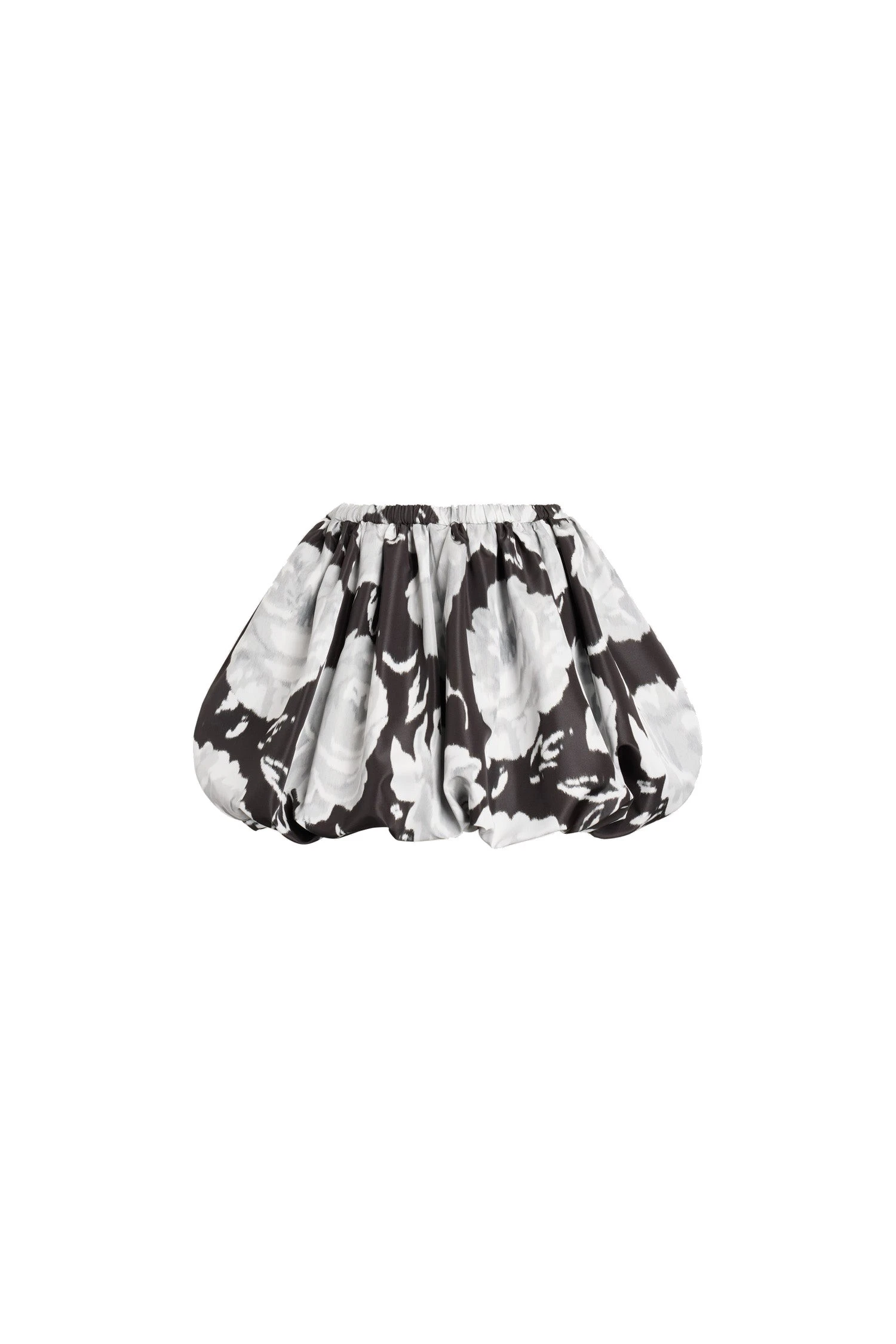 Patou Recycled faille mini bloomer skirt in Night Garden | Skirts | Coveti Patou Recycled faille mini bloomer skirt in Night Garden