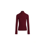 Patou Ribbed jumper in Syrah wool blend