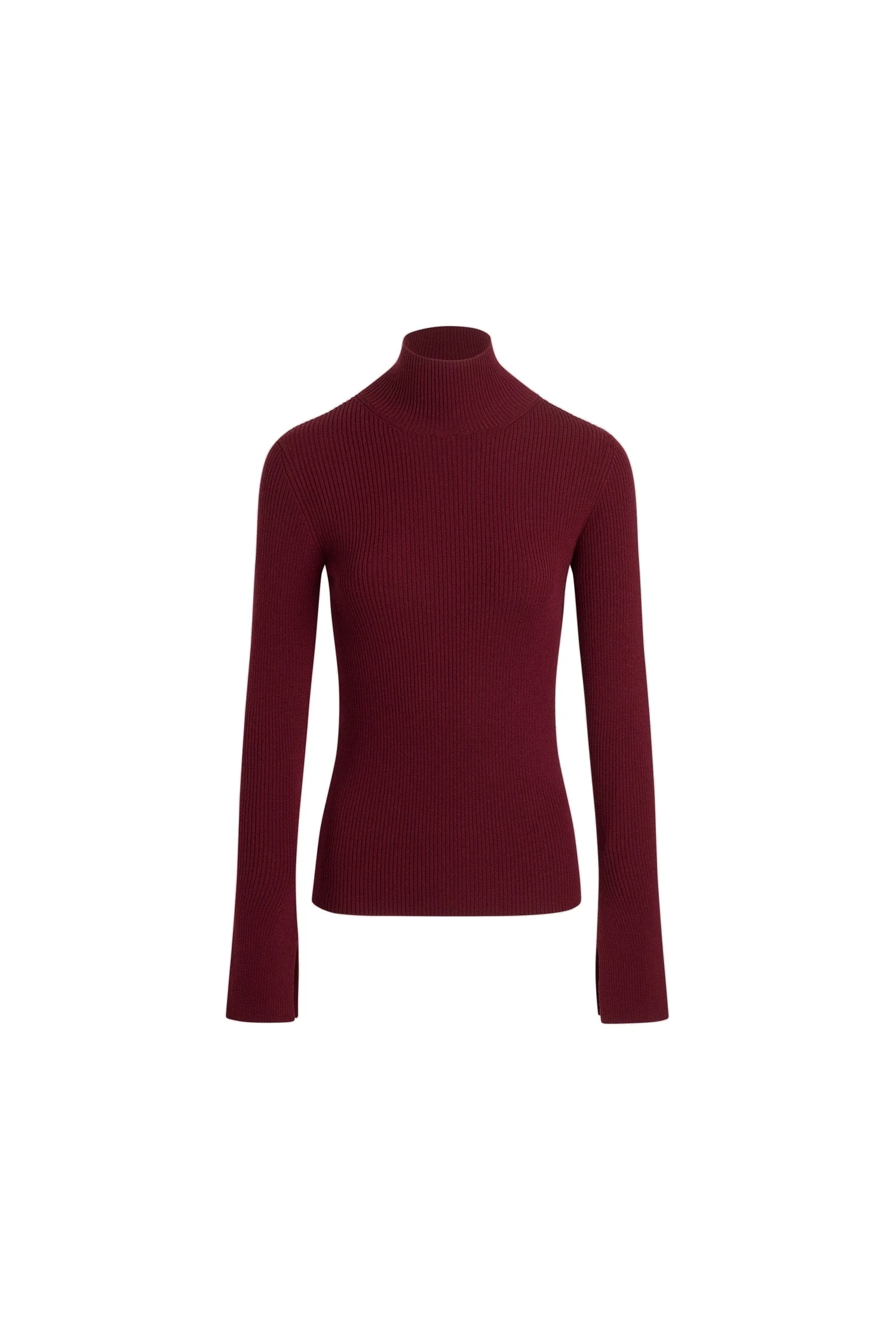 Patou Ribbed jumper in Syrah wool blend | Knitwear | Coveti Patou Ribbed jumper in Syrah wool blend