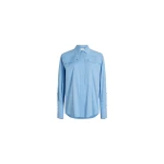 Patou Safari shirt in Airy Blue organic cotton