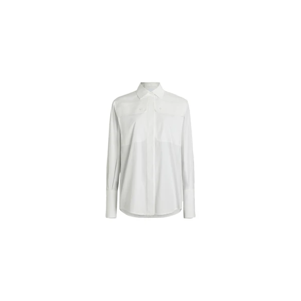 Patou Safari shirt in White organic cotton
