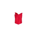 Patou Scarf top in Lipstick Red recycled ottoman faille
