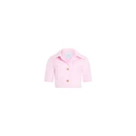 Patou Short-sleeved organic cotton jacket in Pink Sunset