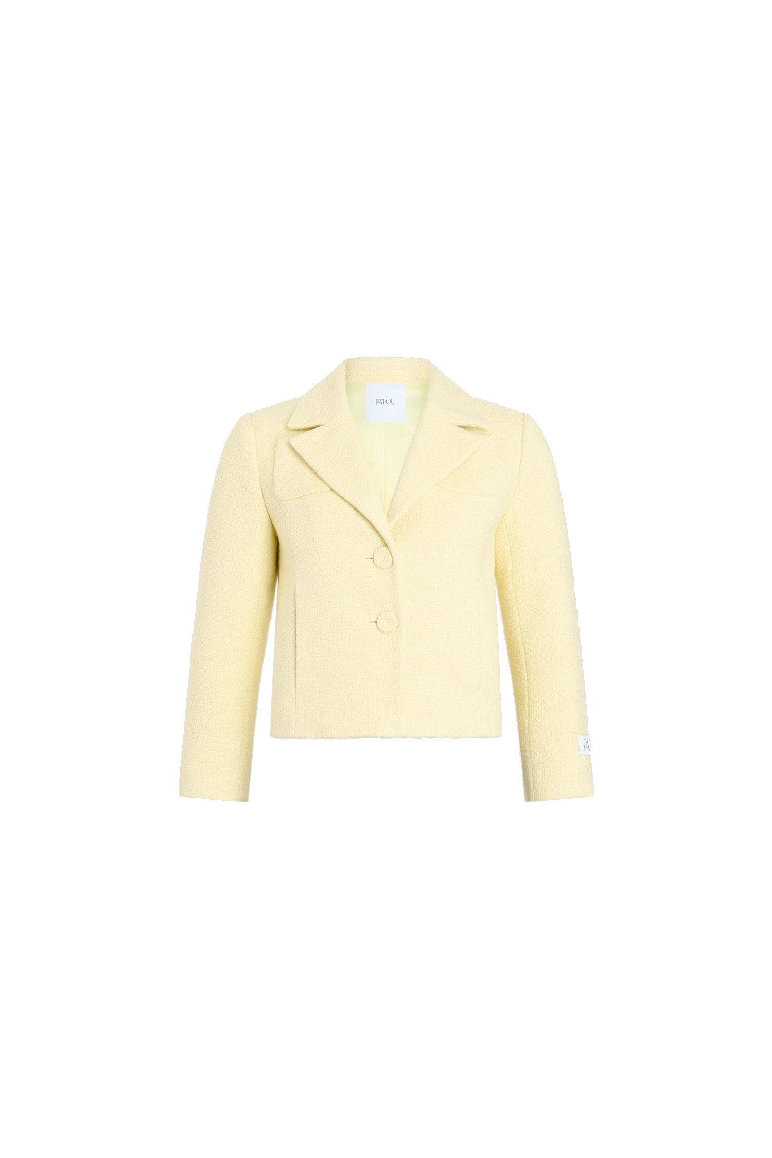 Patou Short tailored cotton blend jacket Patou Short tailored cotton blend jacket