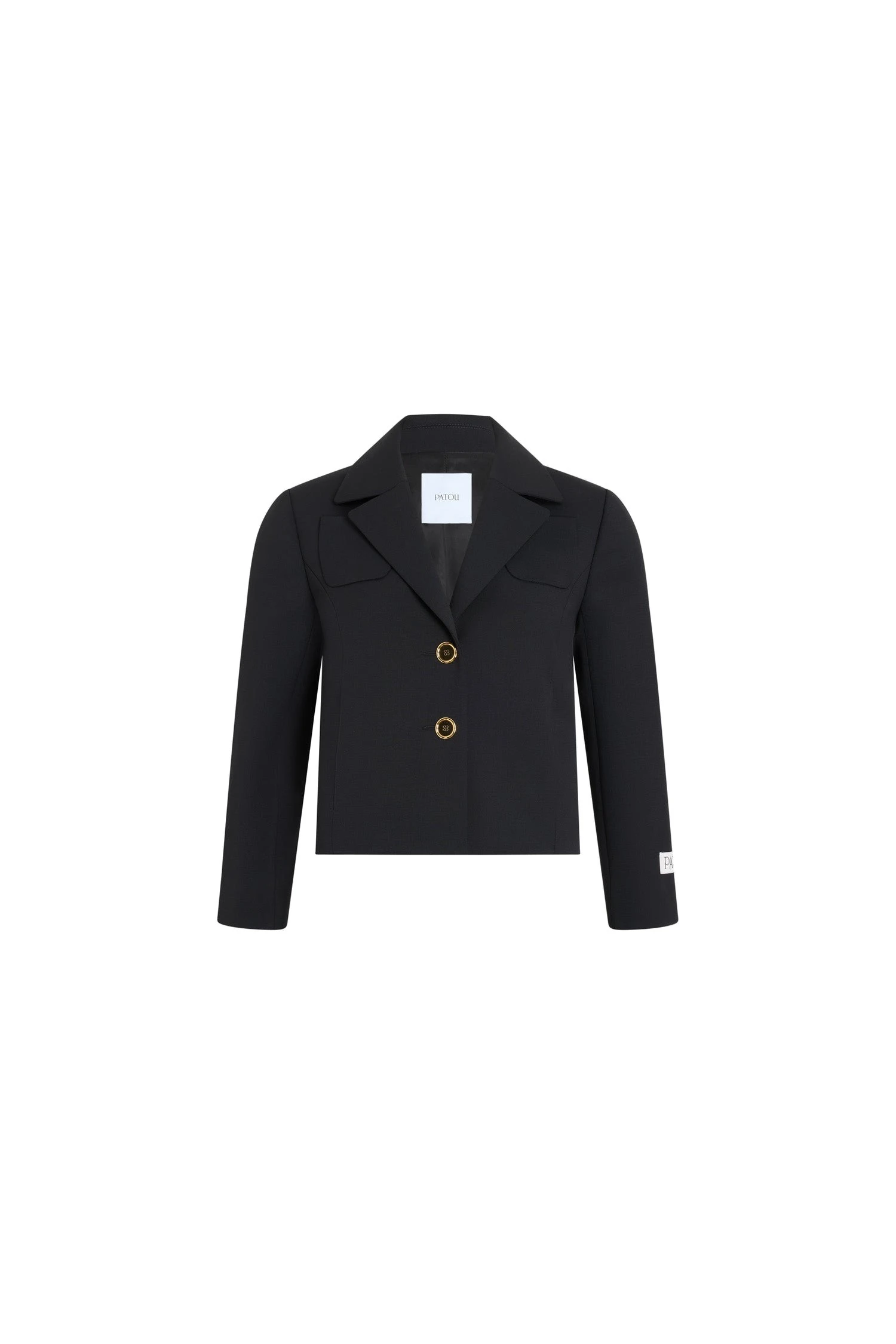 Patou Short tailored wool blend jacket Patou Short tailored wool blend jacket