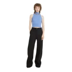 Patou Sleeveless top in Alaska Blue sustainable alpaca blend
