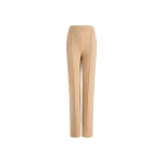 Patou Straight leg trousers in Biscuit wool and cashmere