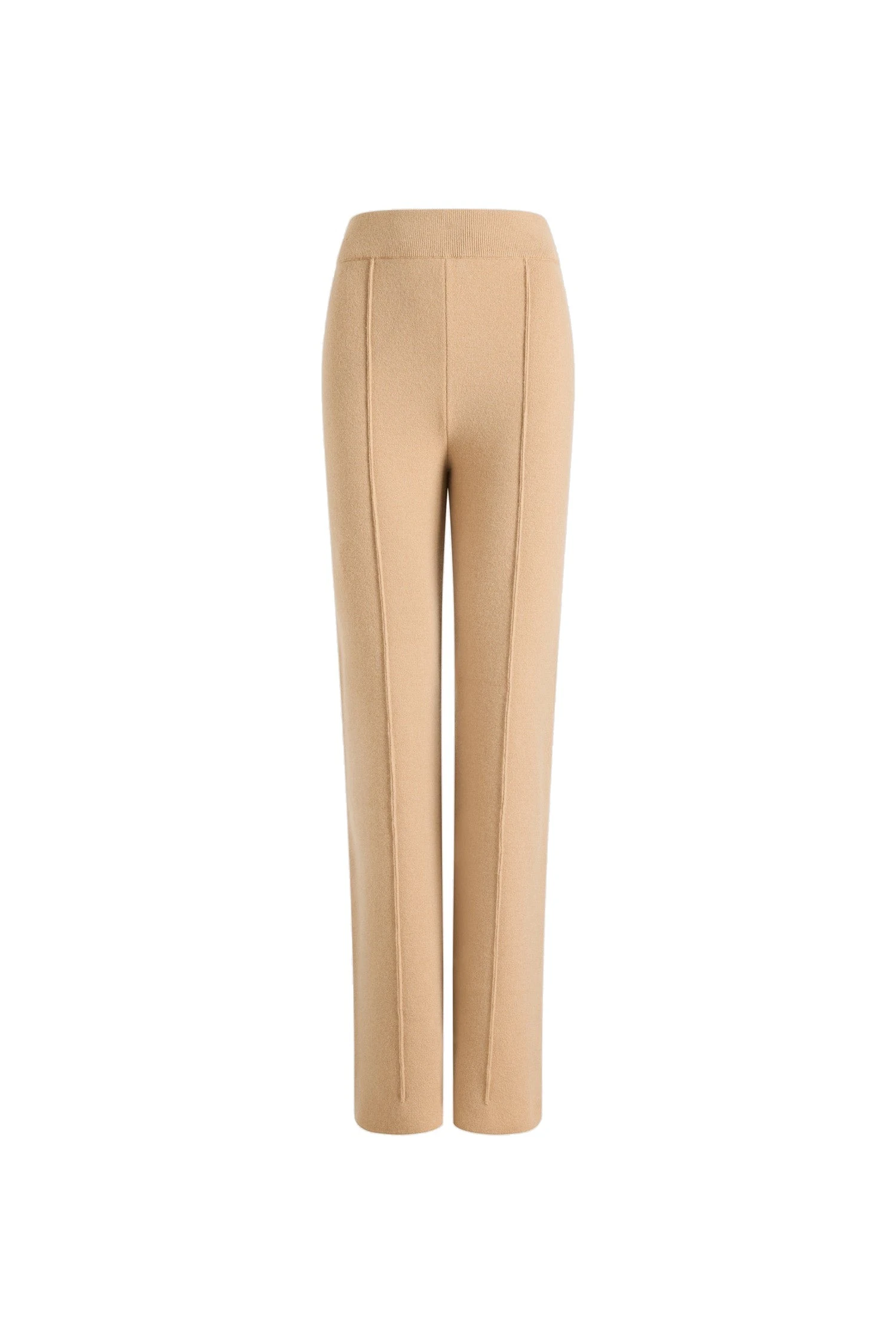 Patou Straight leg trousers in Biscuit wool and cashmere | Pants | Coveti Patou Straight leg trousers in Biscuit wool and cashmere
