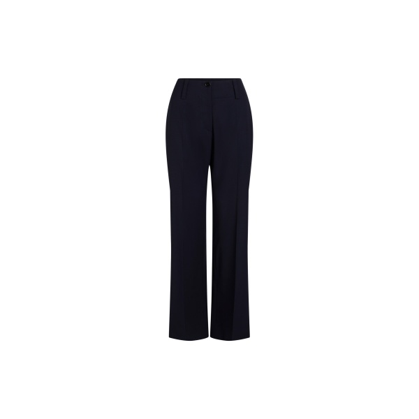 Patou Straight leg trousers in Navy Black sustainable technical wool twill