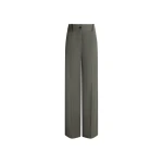 Patou Straight trousers in Ivy Green responsible wool