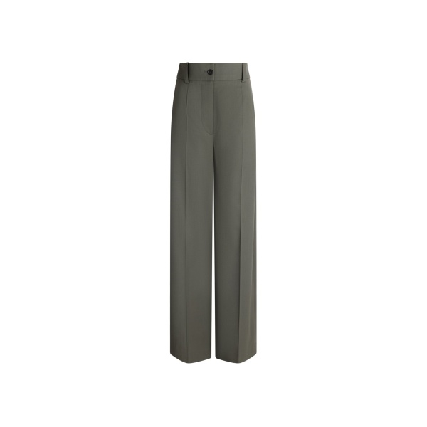 Patou Straight trousers in Ivy Green responsible wool