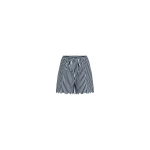 Patou Summer shorts in Navy Stripes printed organic cotton poplin