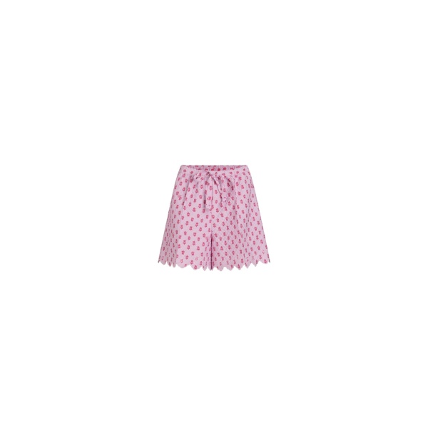 Patou Summer shorts in Small Provence Pink printed quilted sustainable viscose blend