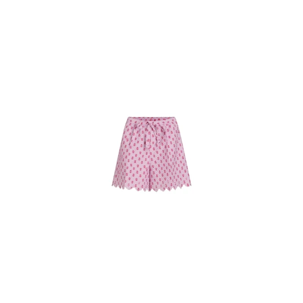 Patou Summer shorts in Small Provence Pink printed quilted sustainable viscose blend