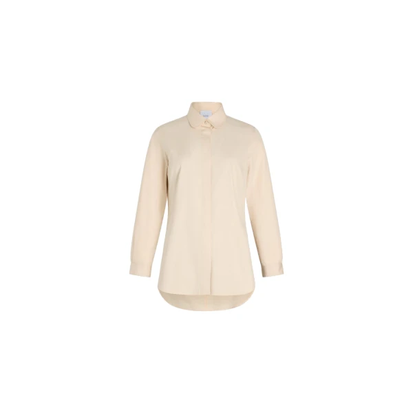 Patou Tailored shirt in Tapioca organic cotton poplin