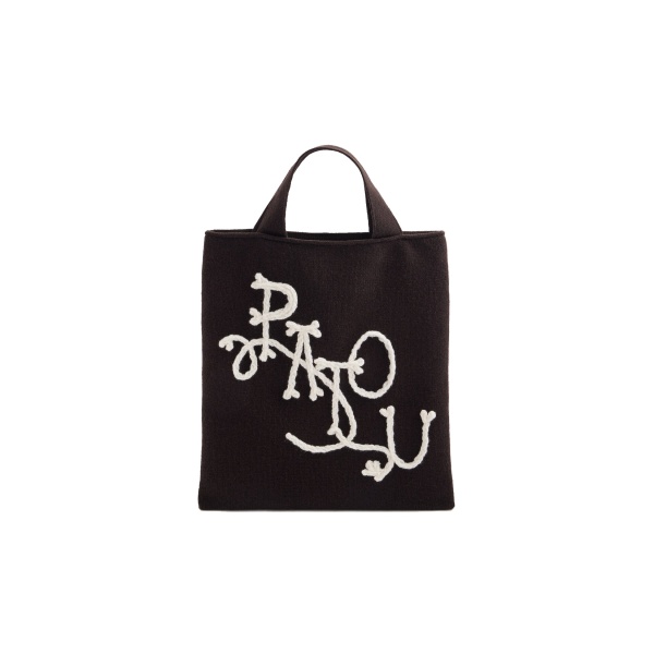 Patou Tote bag in Winter Mocha wool and cashmere