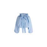 Patou Voluminous top in Polar Sky organic cotton
