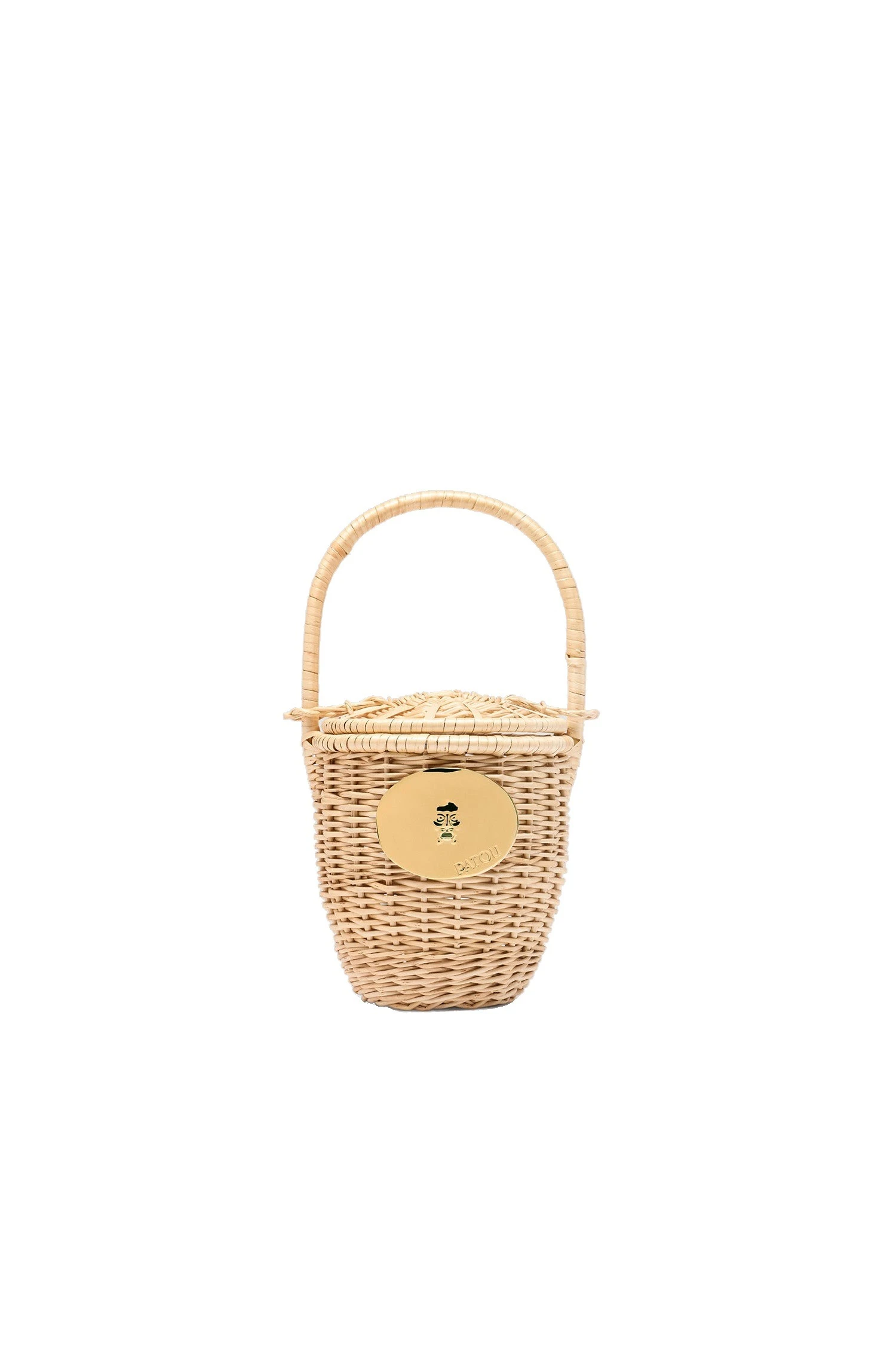 Patou Wicker bucket bag | Buy Designer Bags at Coveti Patou Wicker bucket bag in Vanilla